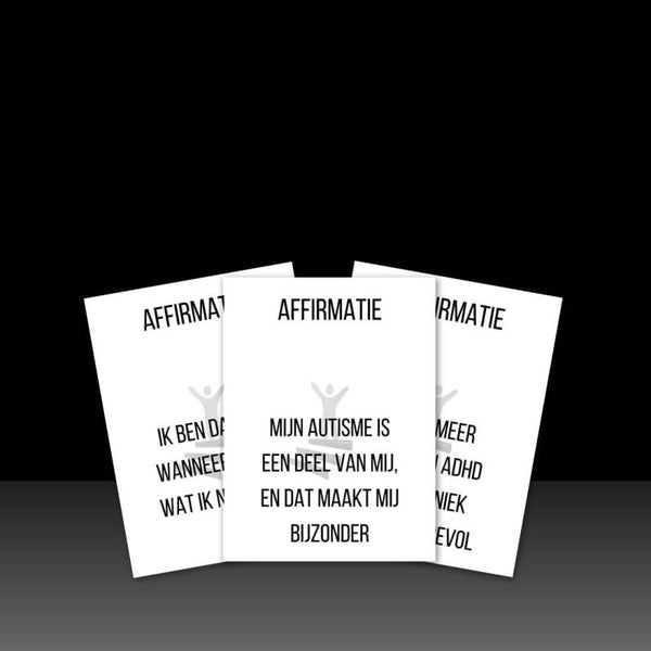 Junior affirmatie kaartjes.