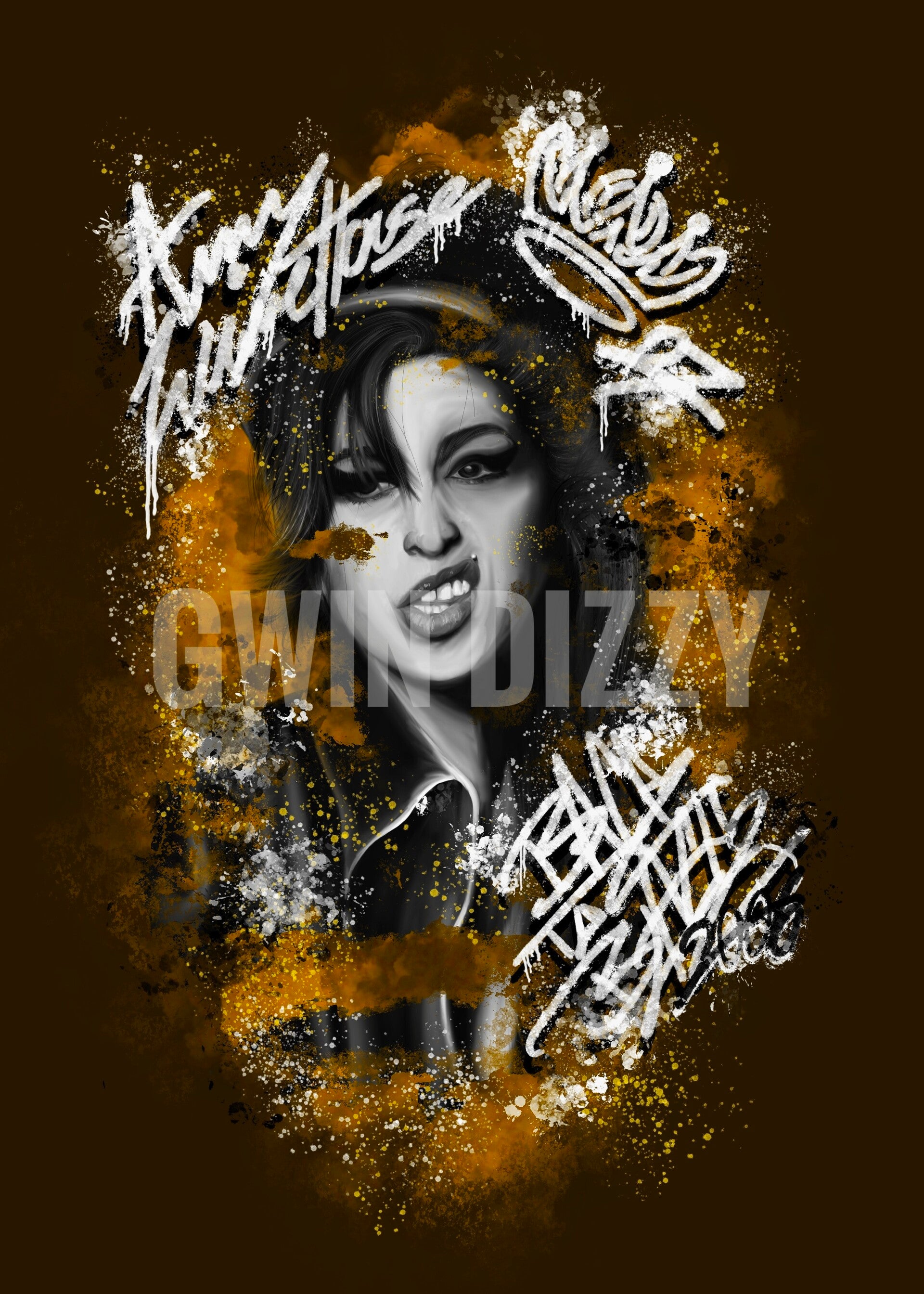 AMY WINEHOUSE Gelb