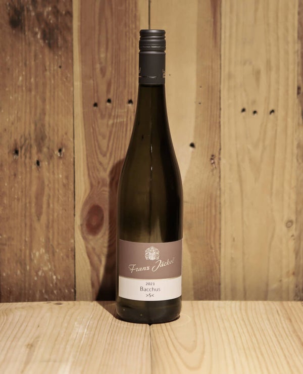 Bacchus zoete witte wijn, Weingut Franz Jäckel, Nahe Duitsland,