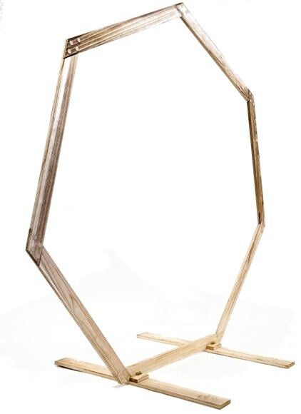 Arche hexagonale en bois 2m
