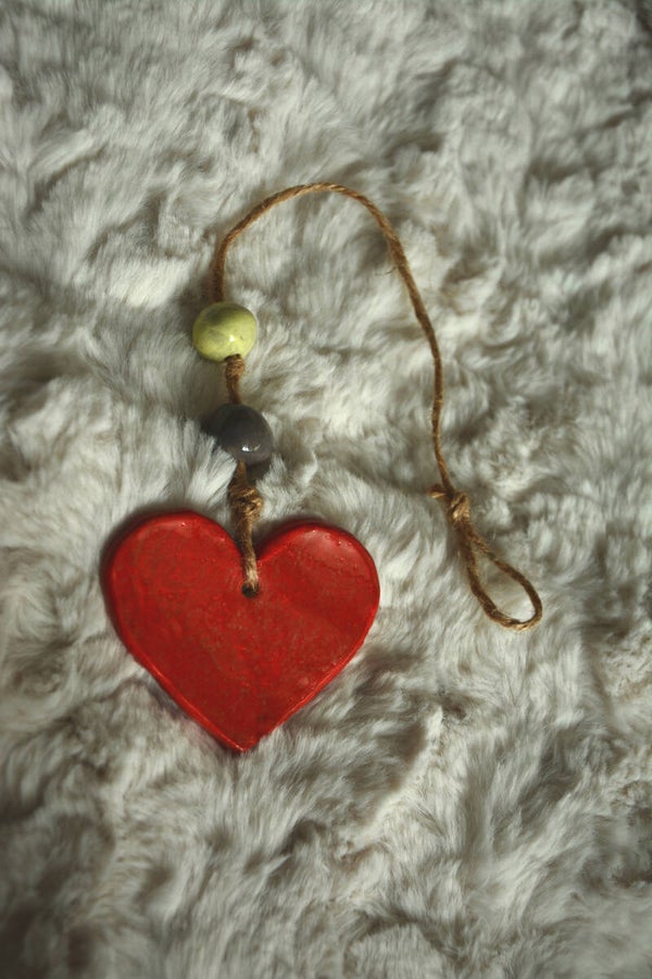 Coeur - Suspension de léchage