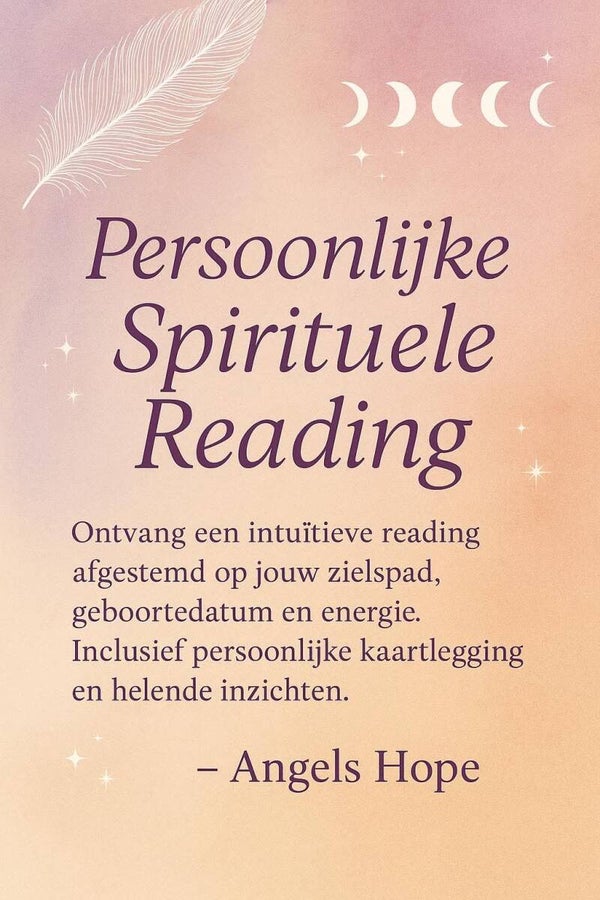 Persoonlijke spirituele reading op zielsniveau.