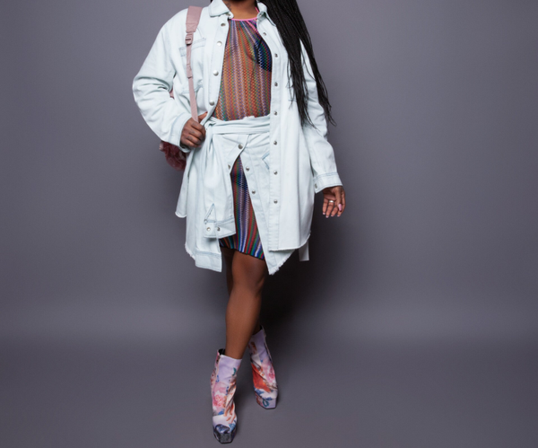 2piece- top with wrap skirt