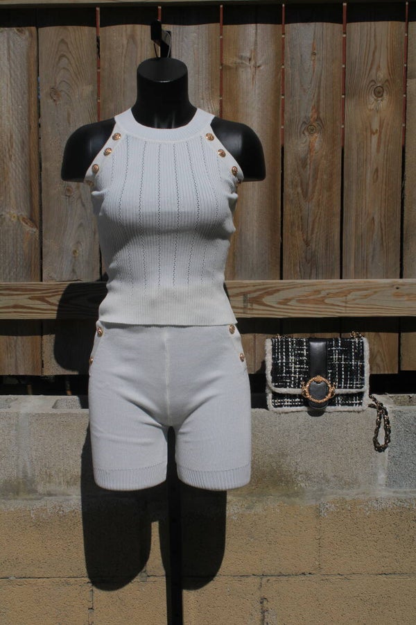 Knitted Shorty Set