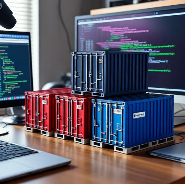 Containers for creative applications development