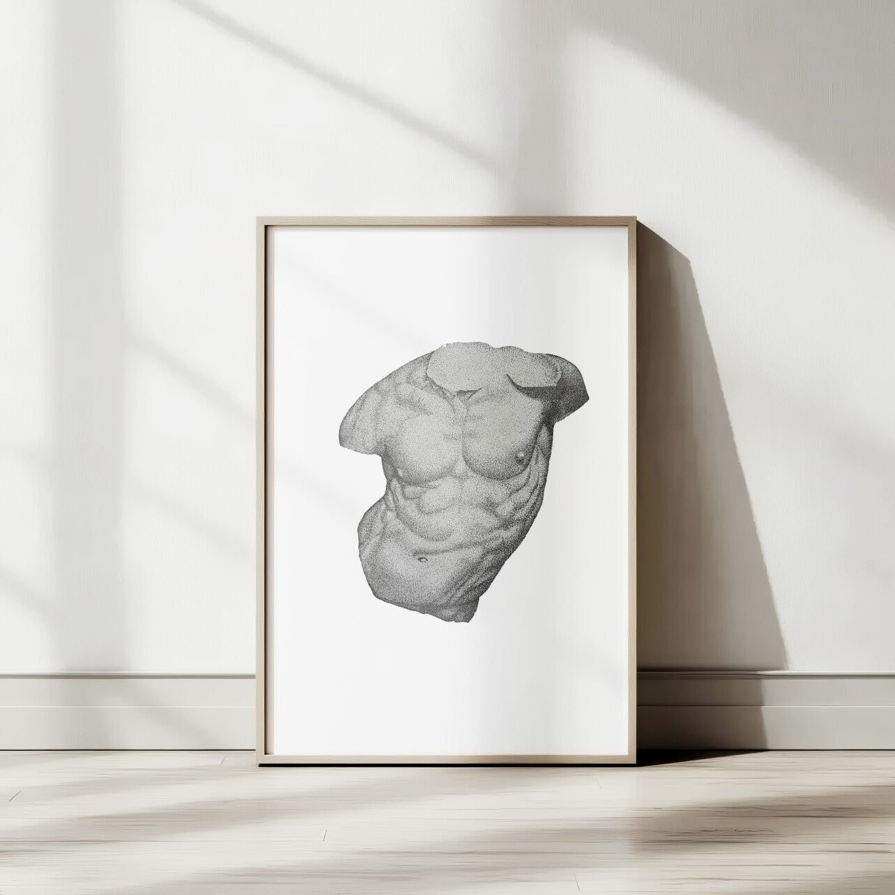 Body statue print