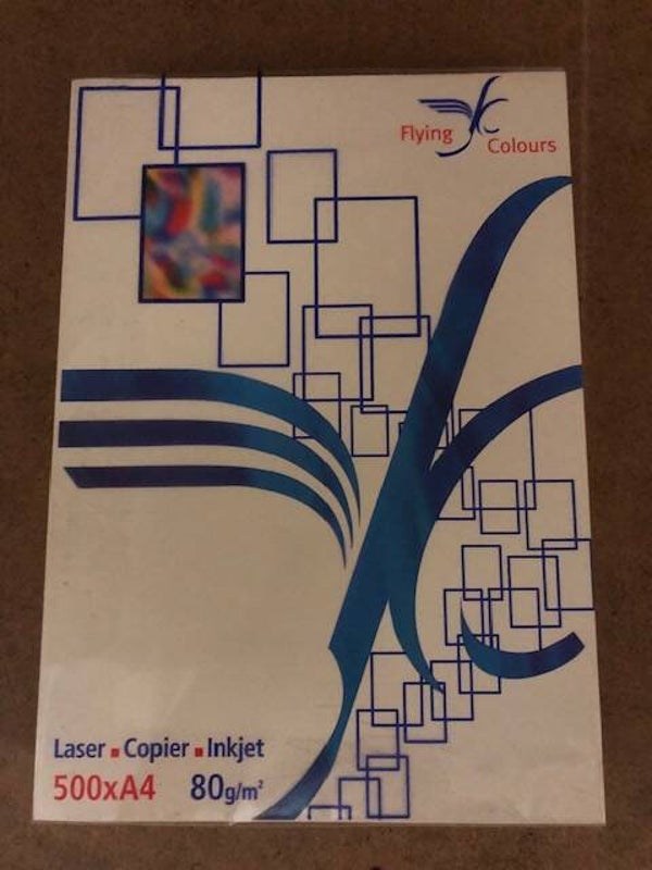 Flying Colours Ivoorgeel 80 grams, 500 vel