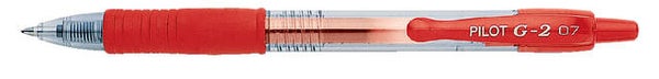 Gelschrijver PILOT G-2 medium rood