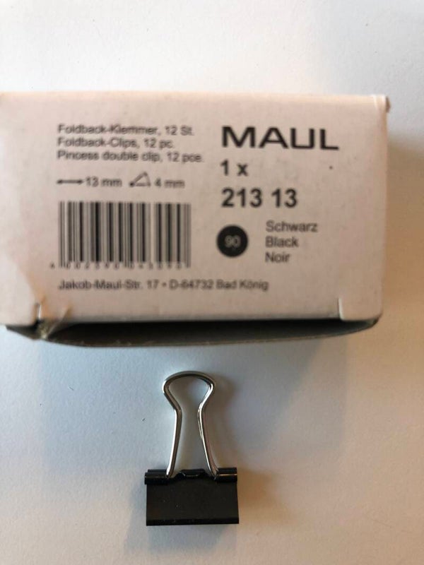 Papierklemmen 13 mm