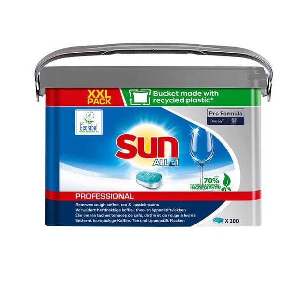 Vaatwastabletten Sun Pro Formula All-in-one XXL 200 stuks