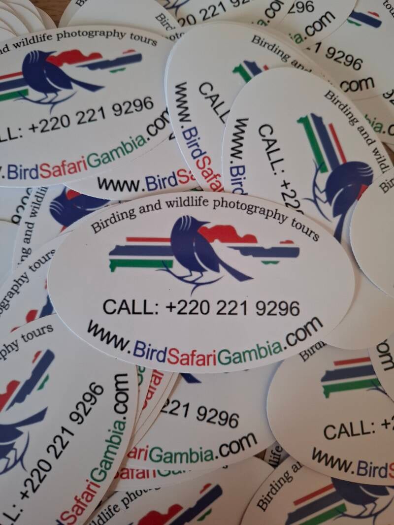Bird Safari Gambia stickers