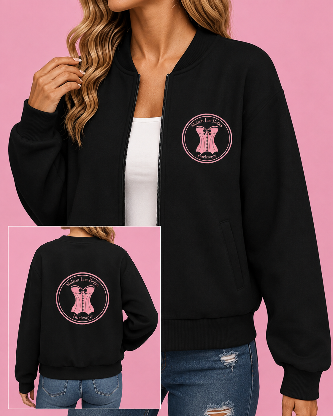 Maison Les Belles Bomber Jacket 🖤
