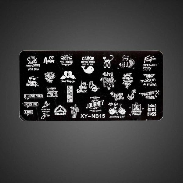 StampArt metallic plate YHMB28-15