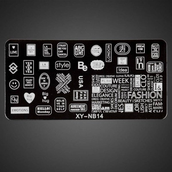 StampArt metallic plate YHMB28-14