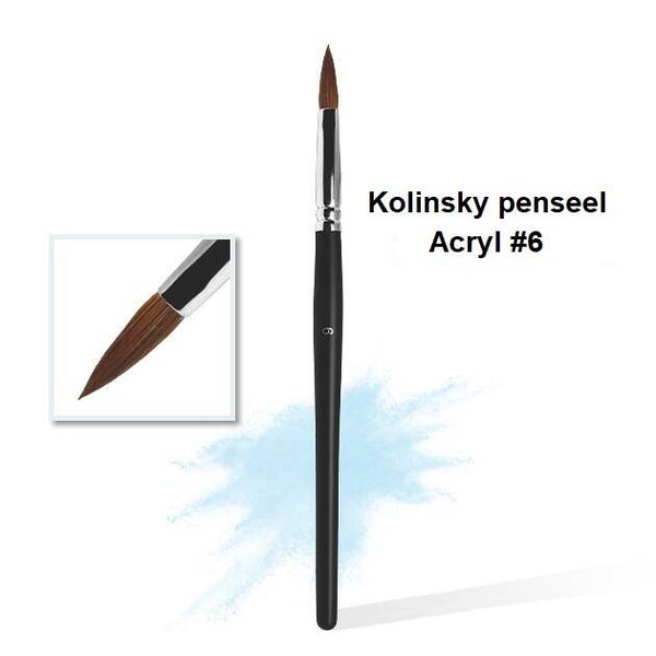 Acrylic Brushes-Black #6