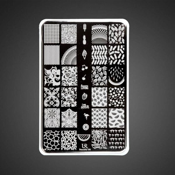 StampArt metallic plate YHMB25- L-04