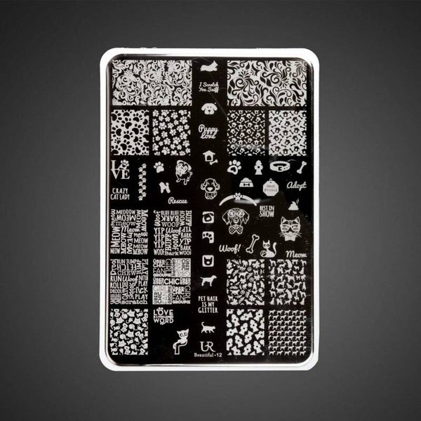 StampArt metallic plate YHMB25- L-12