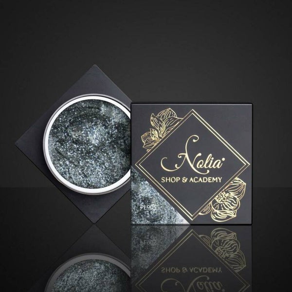 Platinum Glitter Gel 5ml - COLOR 905 - DARK SILVER