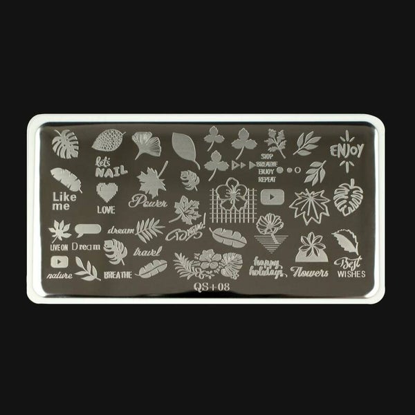 StampArt metallic plate QS-08