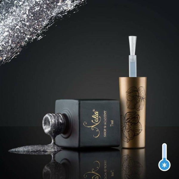 Gellak ST104 - Glitter Thermo BLUISH GRAY