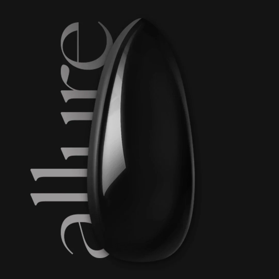 Allure Black Semi-Permanente Nagellak 100 - Midnight Black
