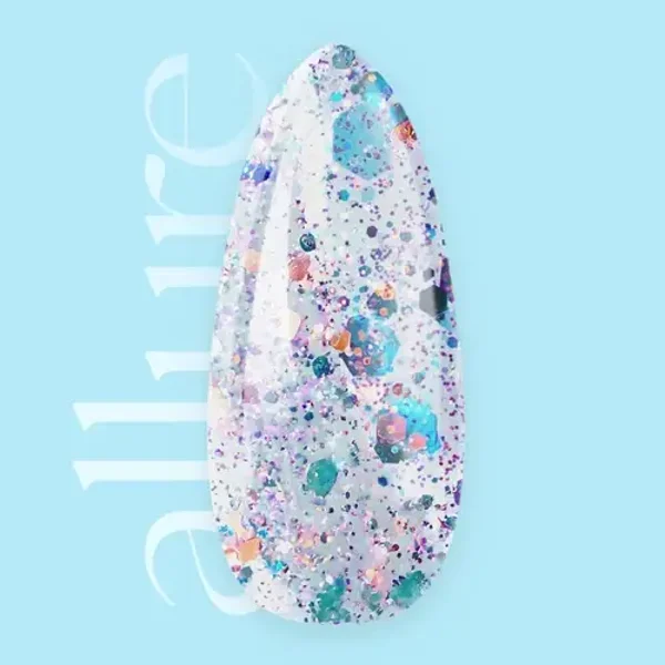 Allure G072 Premium Golden-Bluish Glitter Effect Gelnagellak