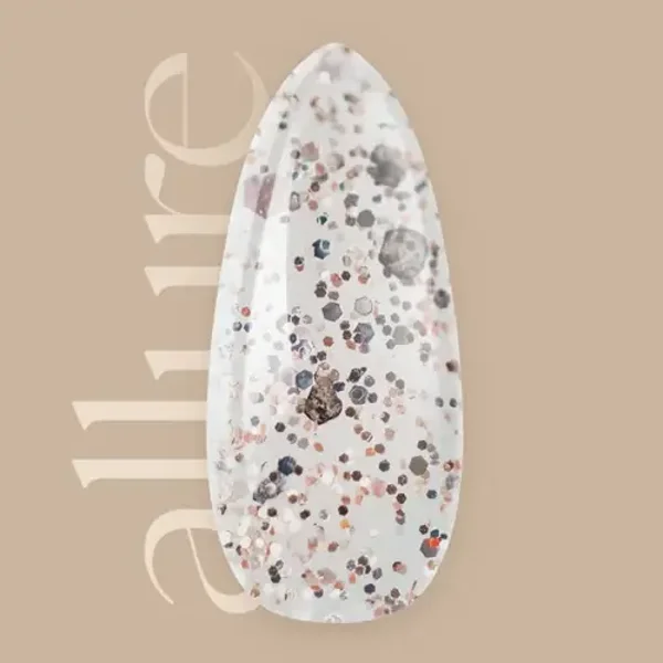 Allure G117 Premium Gold Glitter Effect Gelnagellak