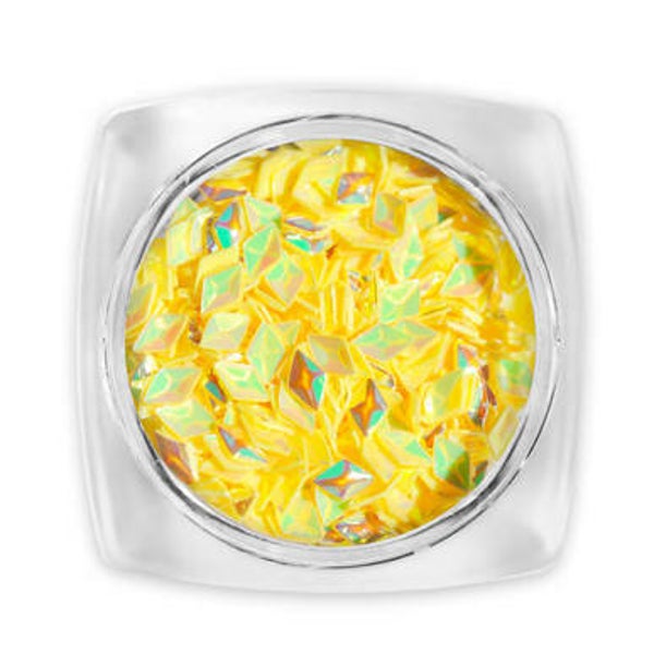 3D Diamond Pailletten - Geel