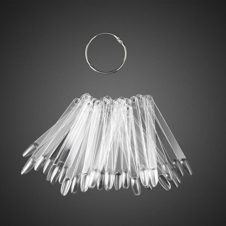 Tips op de ring-ovaal doorzichtig