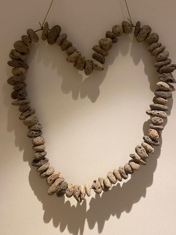 Hart van lavasteen ♡