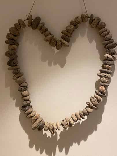 Hart van lavasteen ♡