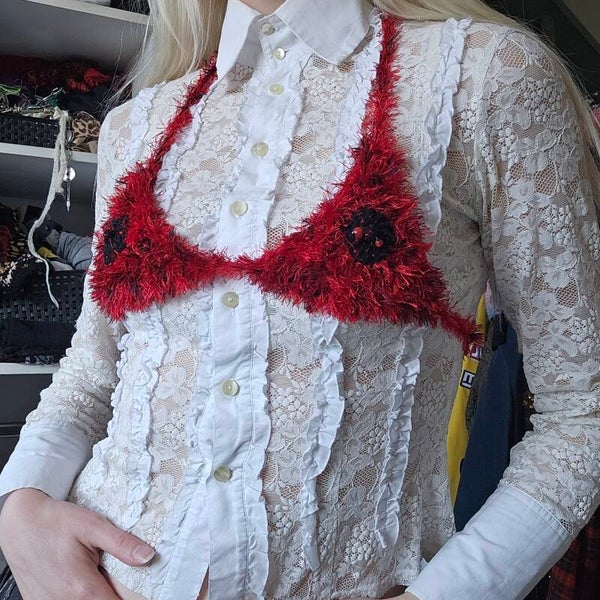 Fluffy Bikini RED QUEEN