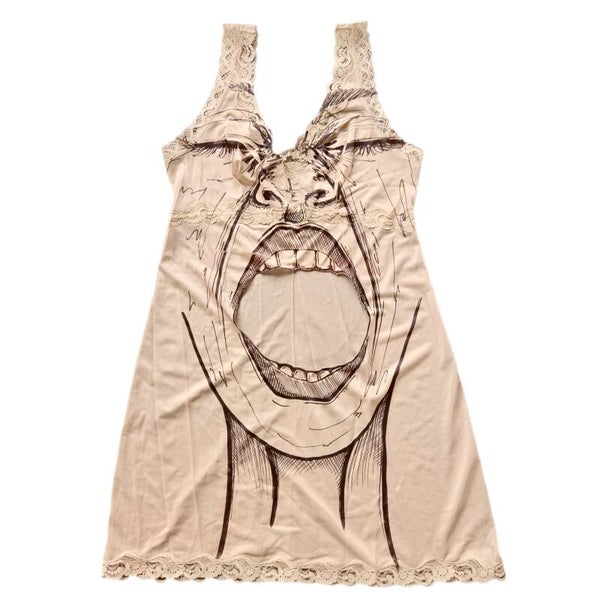 Screaming Slipdress beige