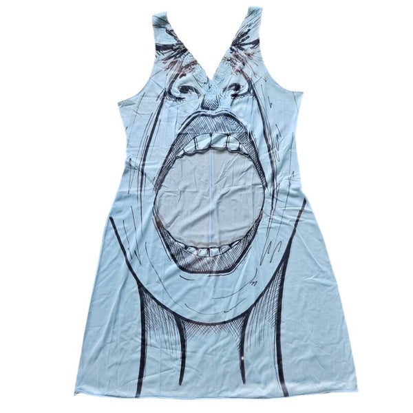Screaming slipdress light blue