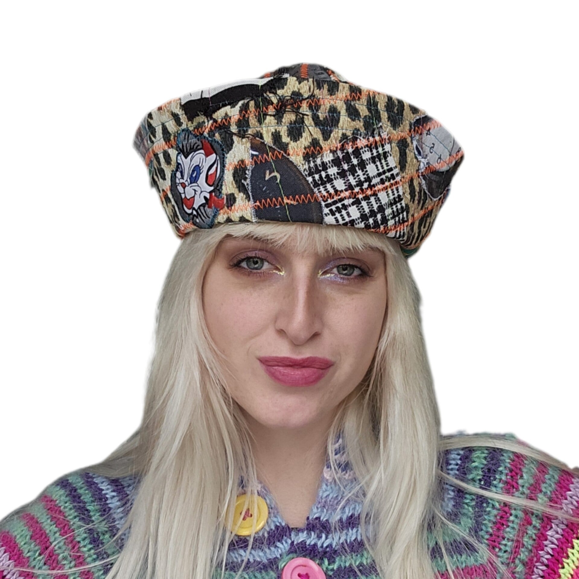 Patchwork Sailorhat 'Pinup Kitty'