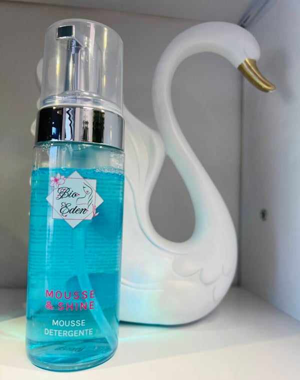 Mousse & Shine – Mousse Detergente Viso Delicata 150 ml | Bio Eden