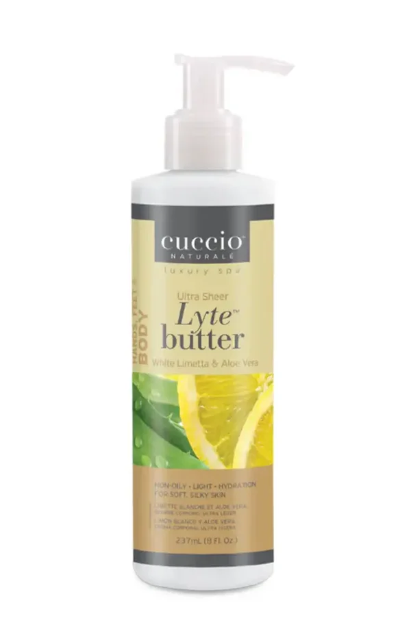 Lyte Butter Ultra Sheer Limetta & Aloe – Crema Idratante Corpo 24h | Cuccio Naturale