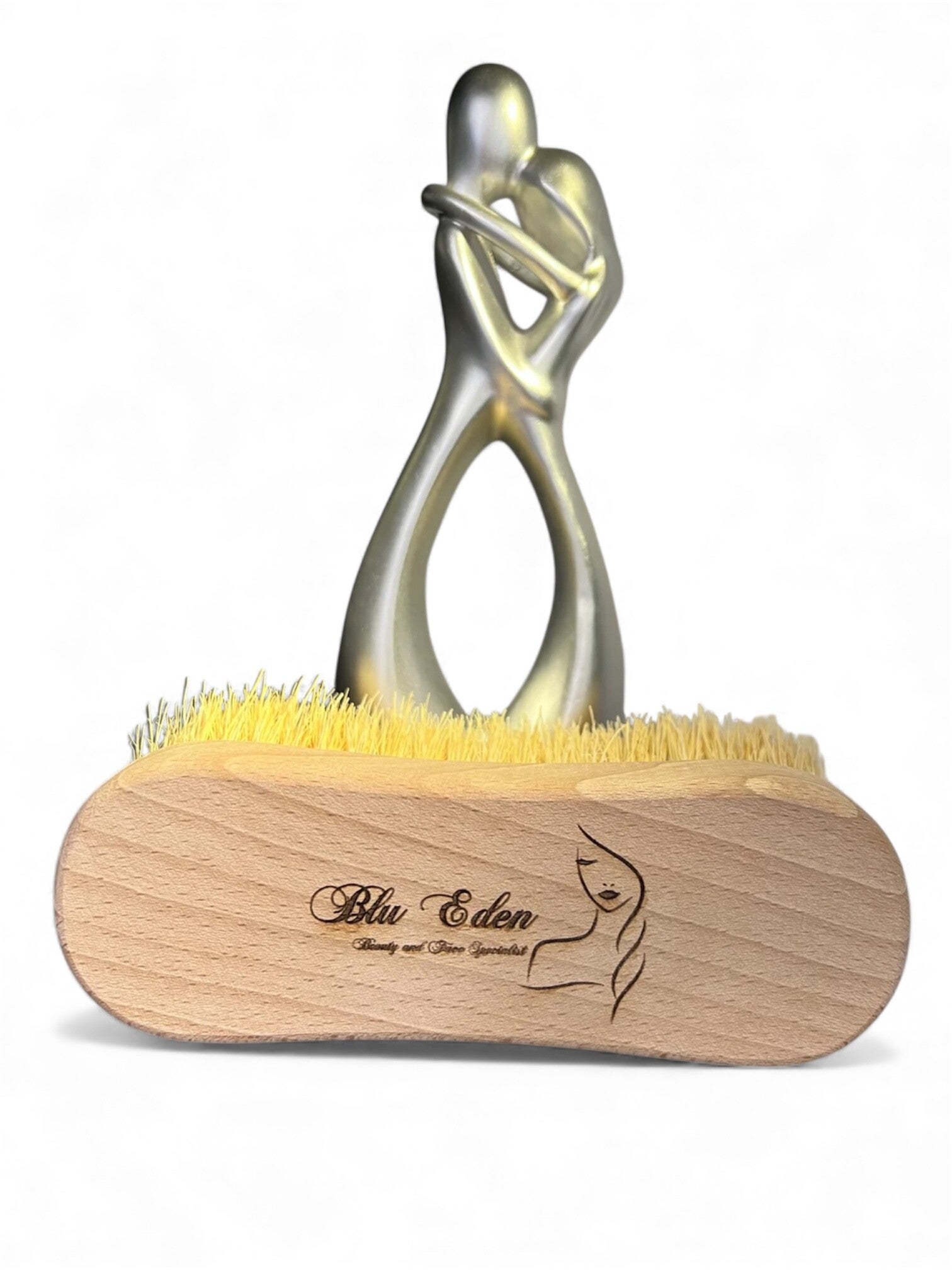 Spazzola Dry Brushing Blu Eden – Stimola, Leviga, Drena Accessorio professionale per la spazzolatura a secco