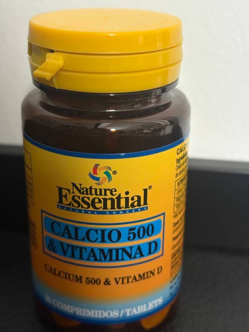 CALCIO 500.  Y  VITAMINA D - 50 comprimidos