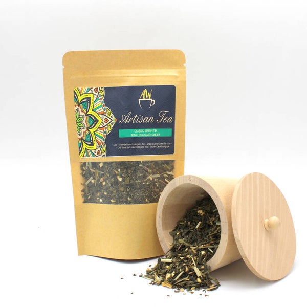 Eco Classic Green Tea with Lemon and Ginger 50g
