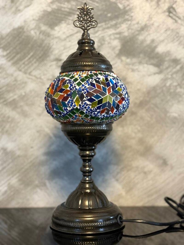 Lámpara turca pie de 32 cm.