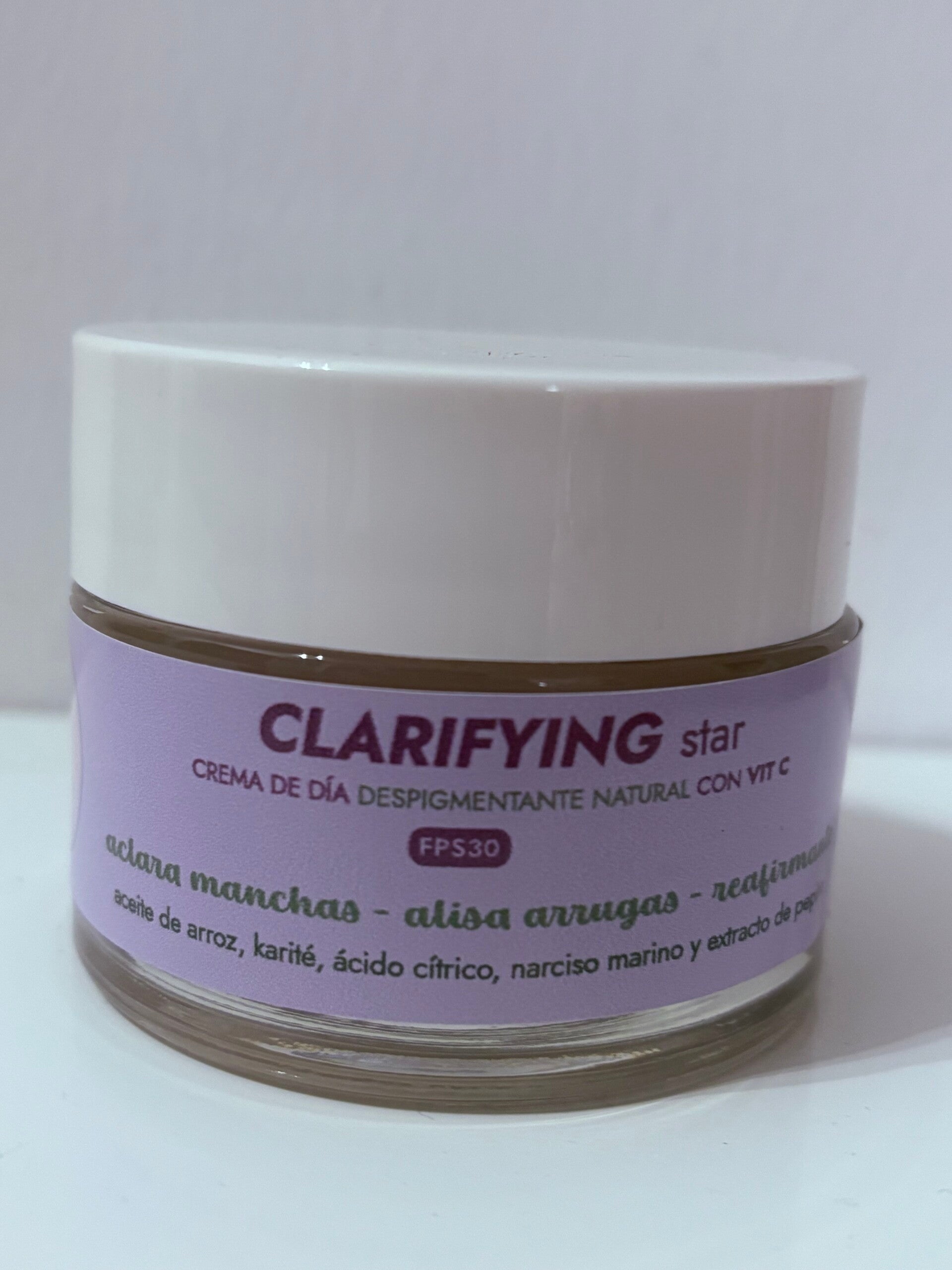 Crema CLARIFYING STAR despigmentante natural fps30