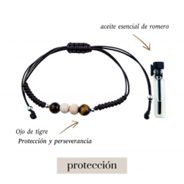 PULSERA PARA LA PROTECCIÓN CON ACEITE ESENCIAL DE ROMERO