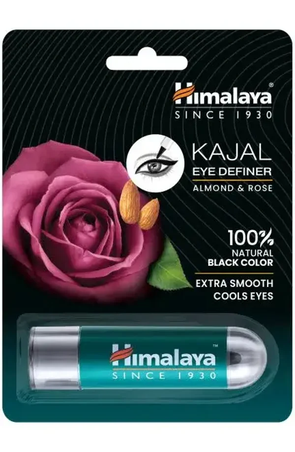 Lapiz Ojos Kajal Negro 2.7g Himalaya Herbals