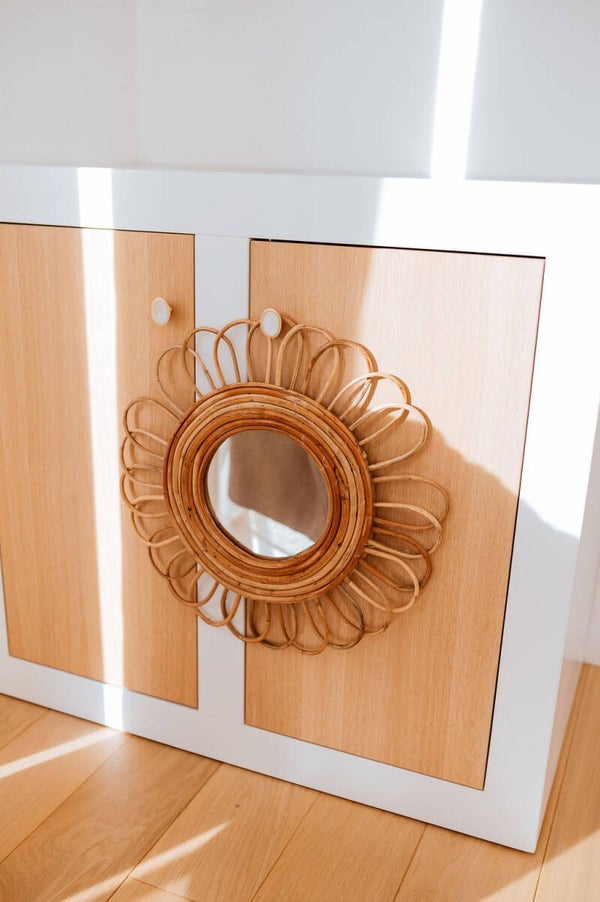 Miroir en bois