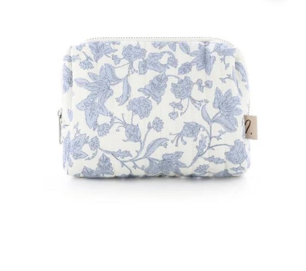 Blue Blossom make-up/ toilet tasje