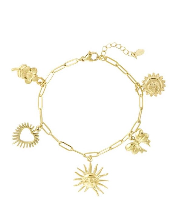 Sun & love armband