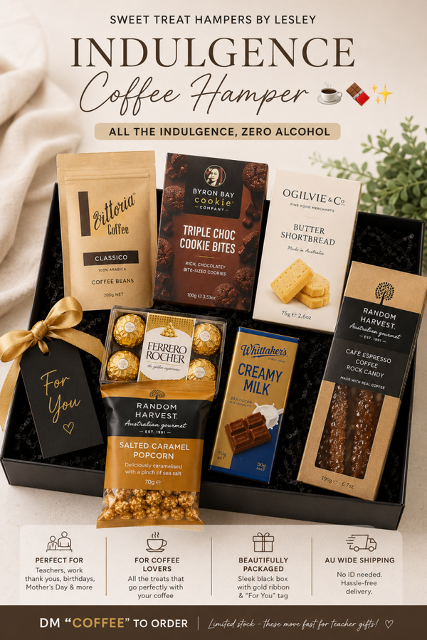 INDULGENCE COFFEE HAMPER - NO ALCOHOL