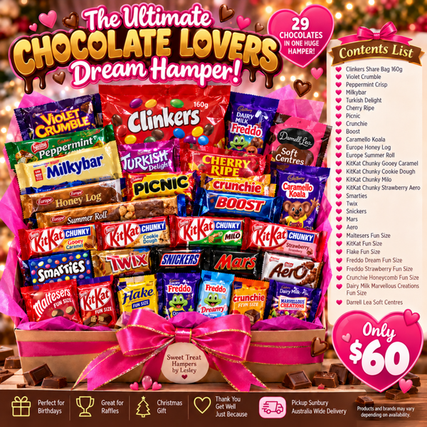 *🍫🤤 THE ULTIMATE CHOCOLATE LOVERS DREAM HAMPER IS HERE!!! 🤤🍫*  *