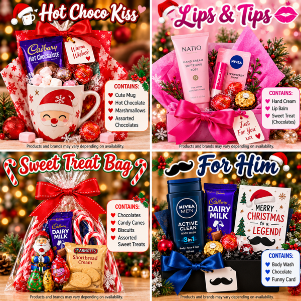 *🎅🎄 $20 KRIS KRINGLE HAMPERS - NO WRAPPING NEEDED! 🎄🎁*